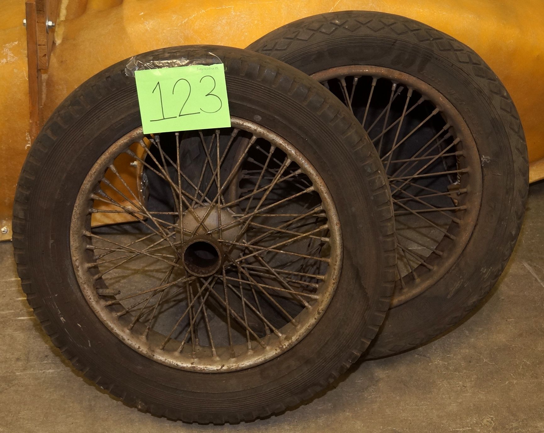 Bonhams Cars A pair of RudgeWhitworth beaded edge wheels Amilcar,