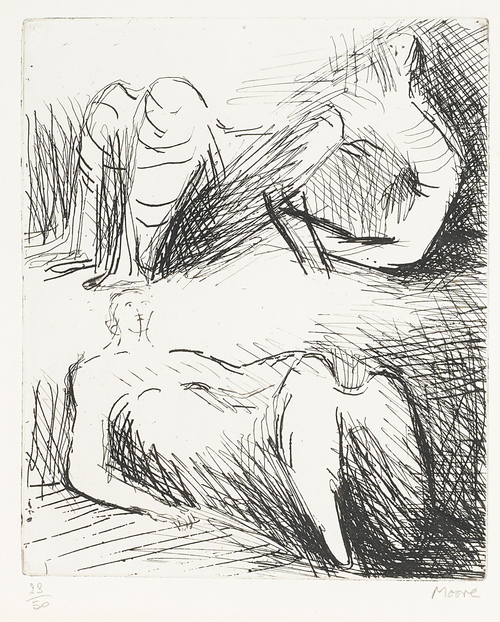 Two Reclining Figures