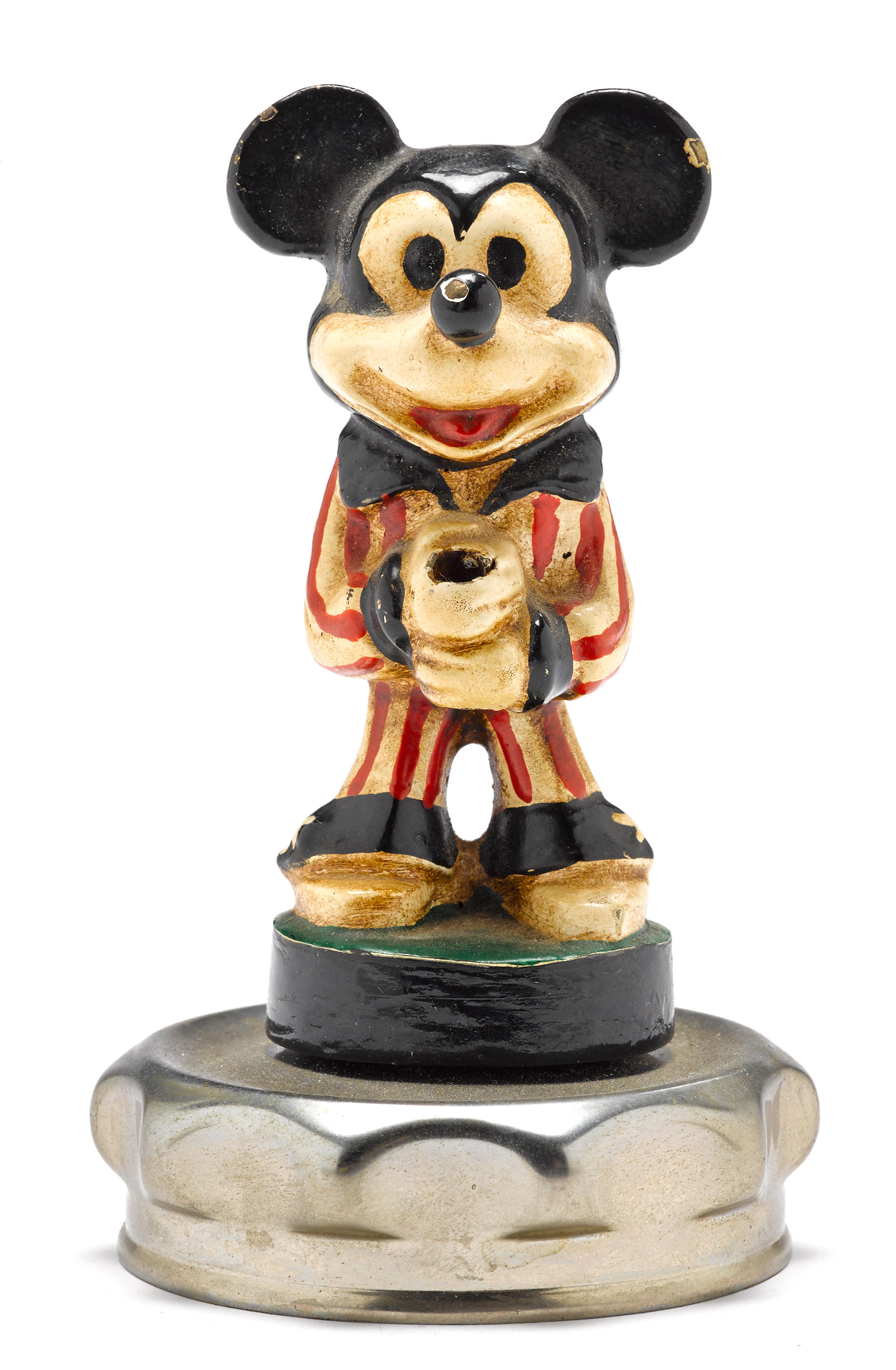 Bonhams Cars : A scarce pre-war patriotic Mickey Mouse mascot depicting ...