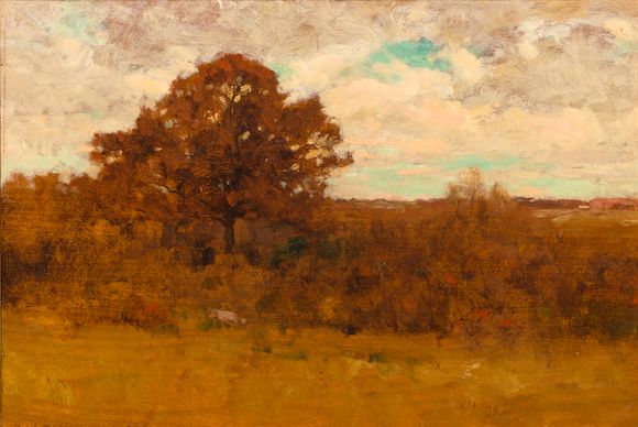 Bonhams : Dwight William Tryon (American, 1849-1925) Landscape, South ...