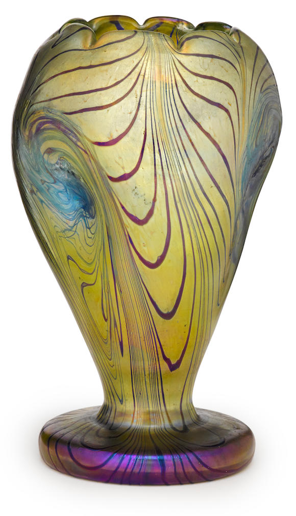 Bonhams A Loetz Iridescent Glass Vase Circa 1900 7586