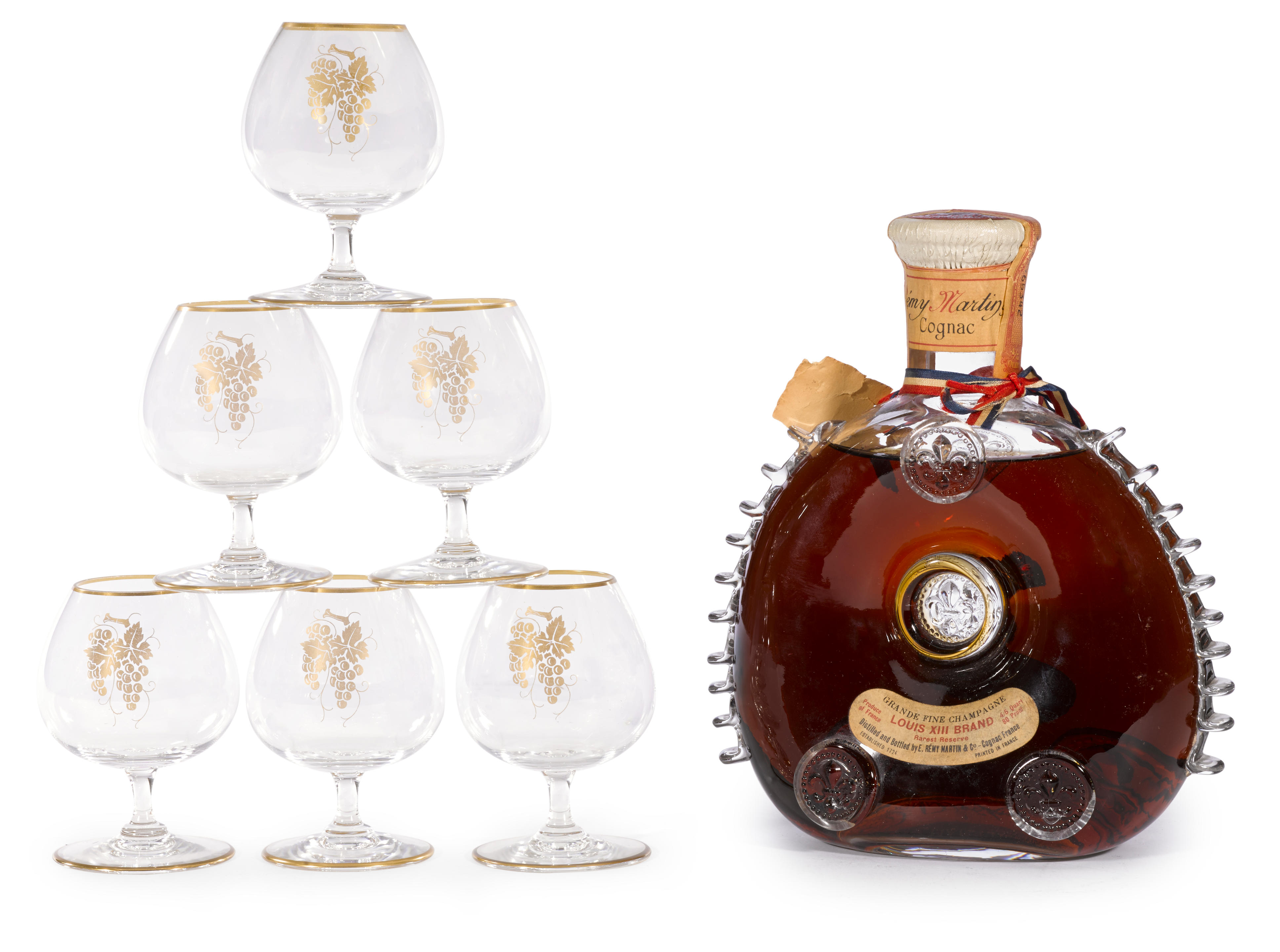 Remy Martin Cognac Grande Fine Champagne Louis XIII brand rarest reserve