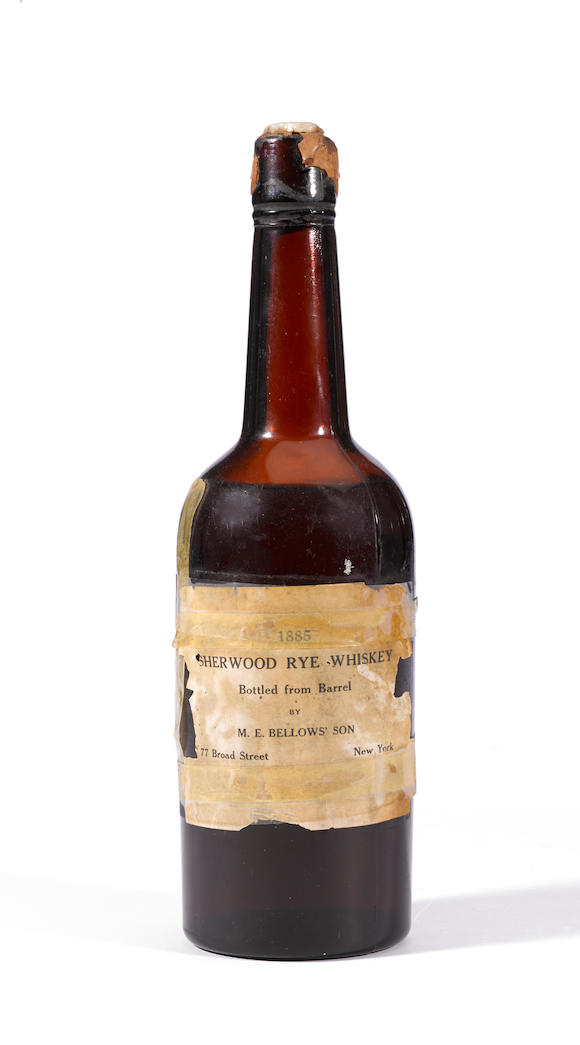 Bonhams : Sherwood Rye Whiskey 1885