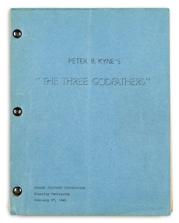 Bonhams : The Three Godfathers: A Shooting Continuity Script, MGM, 1948.