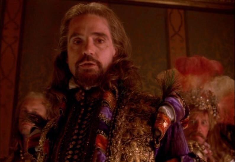 Bonhams A Jeremy Irons costume from The Man in the Iron Mask