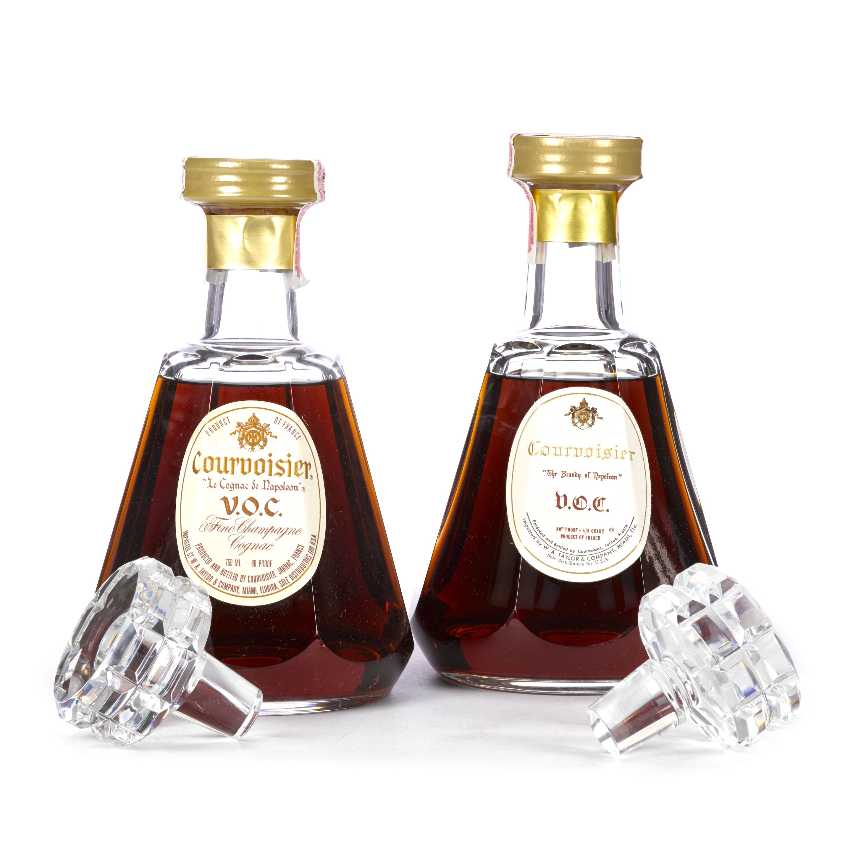 Courvoisier VOC DB. PC. Baccarat crystal auctions & price archive