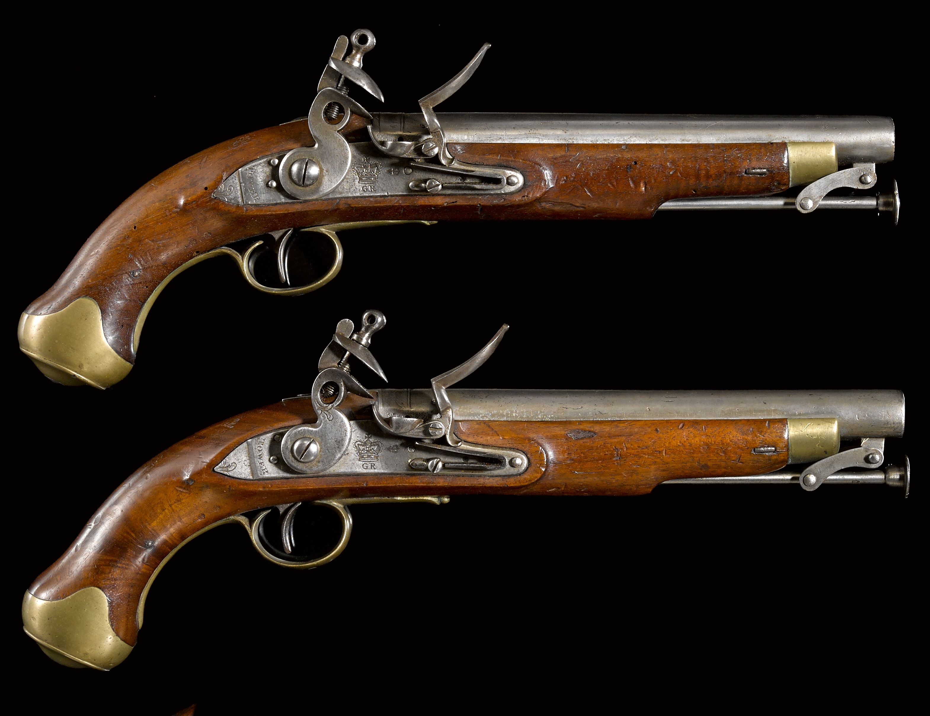 Bonhams A brace of New Land Pattern flintlock Light Dragoon pistols