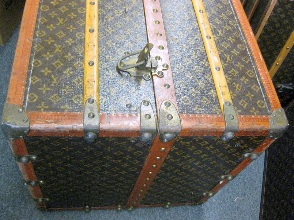 Bonhams : A large and impressive Louis Vuitton monogram wardrobe trunk ...
