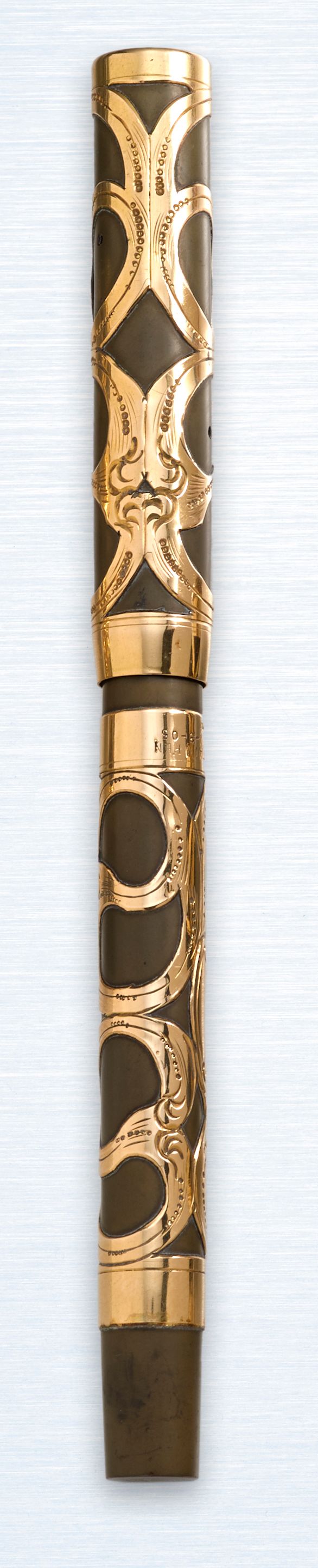 Bonhams PARKER Parker No. 16 GoldPlated Filigree Lucky Curve