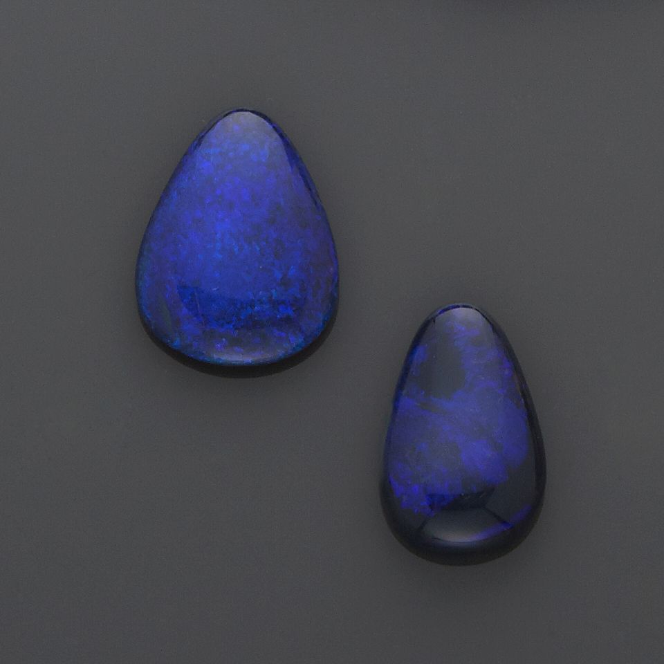Two Black Opals