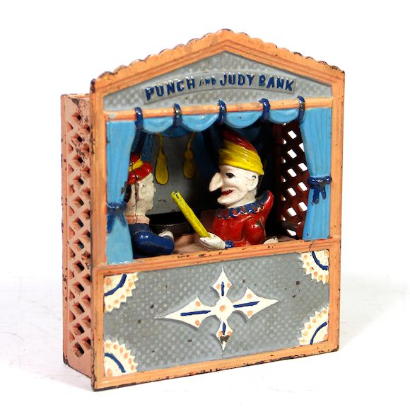 Bonhams Punch & Judy mechanical bank