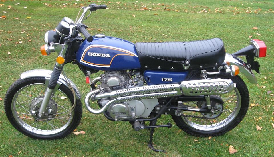 Bonhams : 1972 Honda CL175 Frame no. CL1757013632 Engine no. Cl175E7013670