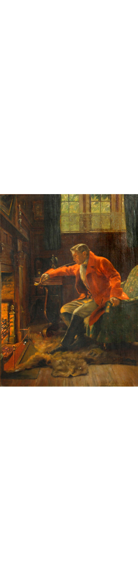 Bonhams William Verplanck Birney (American, 18501919) Smoking by the