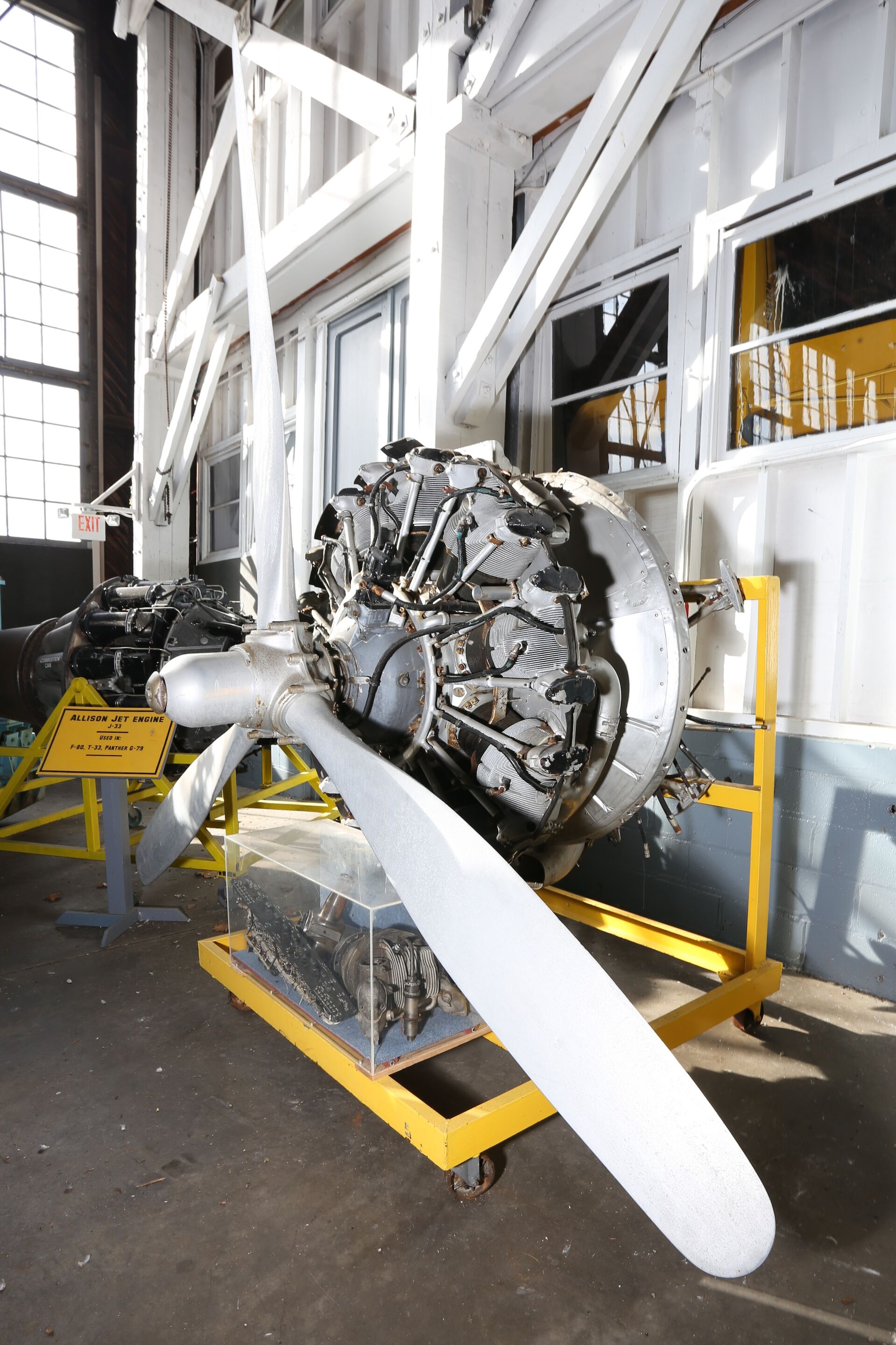 Bonhams Cars : A Wright Cyclone R-1820 radial aircraft engine,