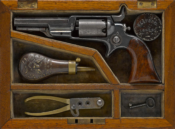 Bonhams : A Colt Model 1855 Root sidehammer percussion revolver with ...