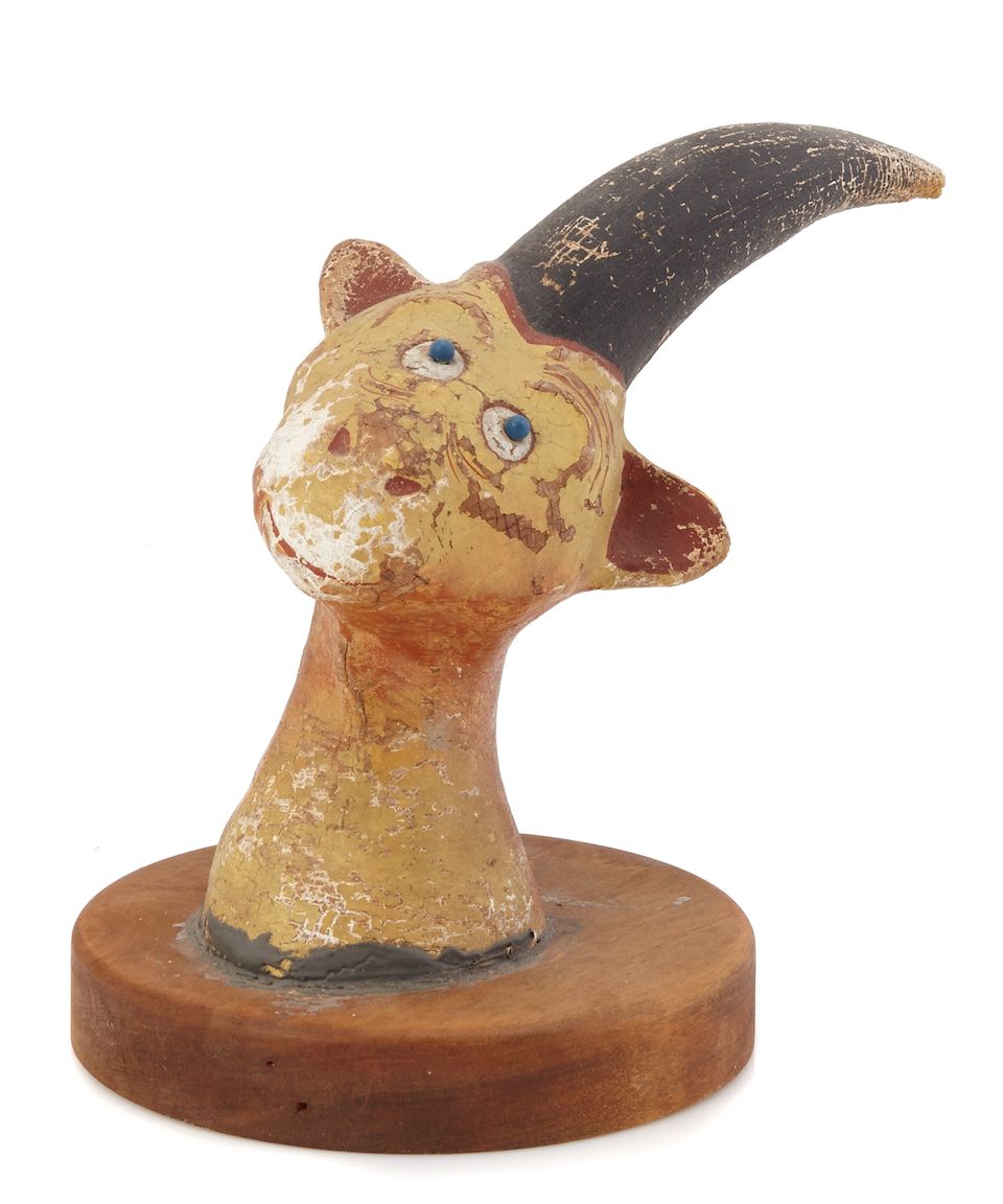 Bonhams GEISEL, THEODOR SEUSS. 19041991. Original painted clay sculpture, "Mulberry Street