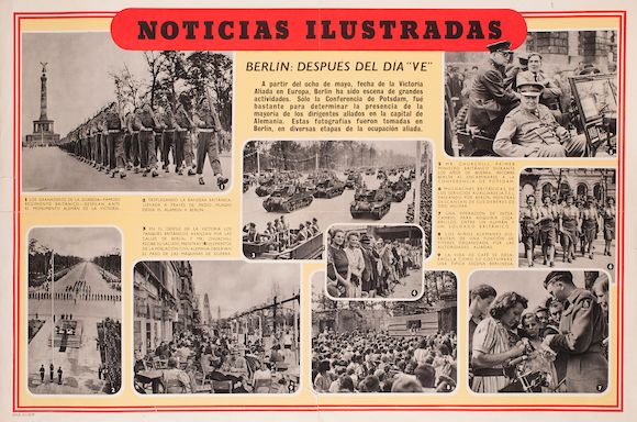Bonhams : British propaganda posters, in Spanish and Portuguese, 1945 ...