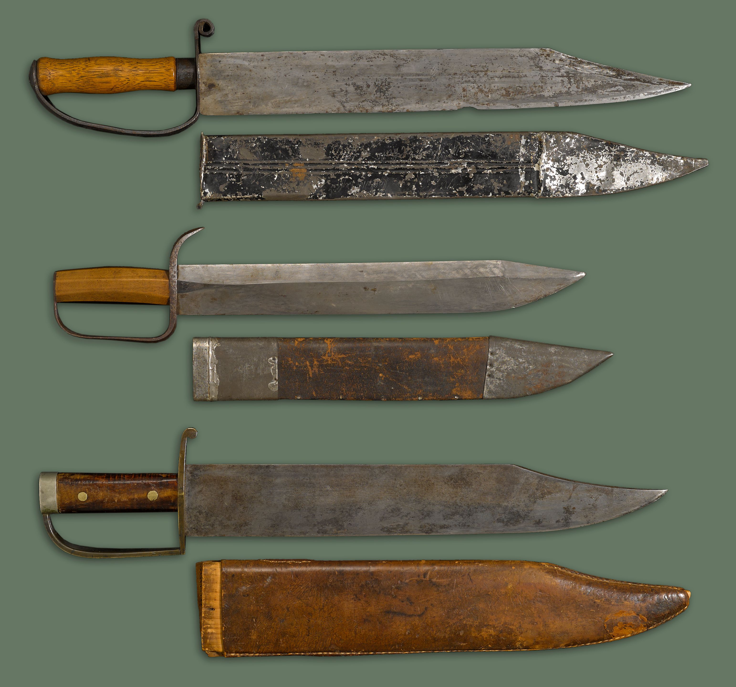Lot - Vintage Lot of 7 Military Combat Knives., image size:3085x2880