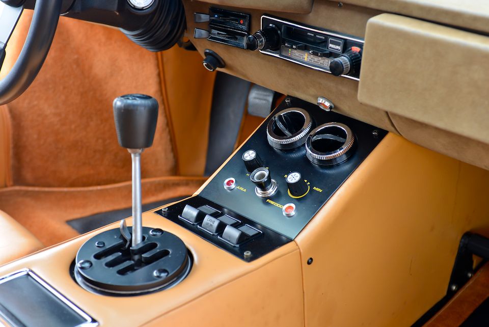 <i>Single owner since 1978, fewer than 16,500km from new</i><br /><b>1975 Lamborghini Countach LP400 'Periscopica'  </b><br />Chassis no. 1120066 <br />Engine no. 1120070