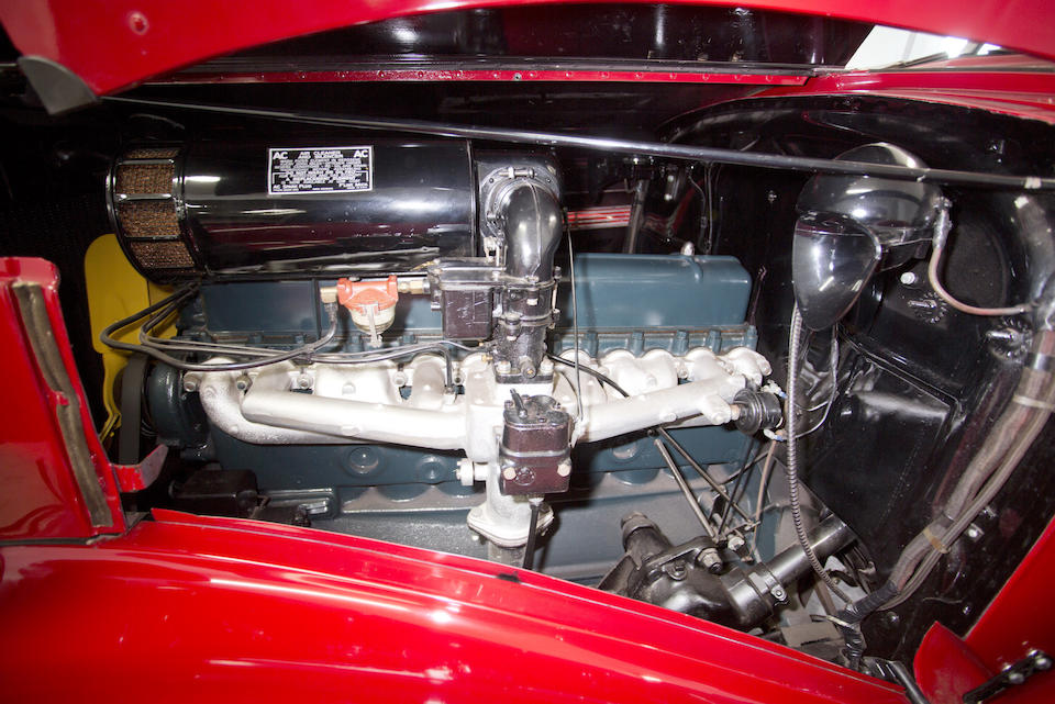 Bonhams : 1936 Buick Roadmaster Series 80C Convertible Phaeton Engine ...