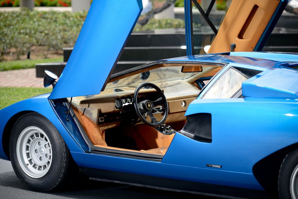 <i>Single owner since 1978, fewer than 16,500km from new</i><br /><b>1975 Lamborghini Countach LP400 'Periscopica'  </b><br />Chassis no. 1120066 <br />Engine no. 1120070