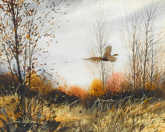 Bonhams : David Hagerbaumer (American, born 1921) Valley quail ...