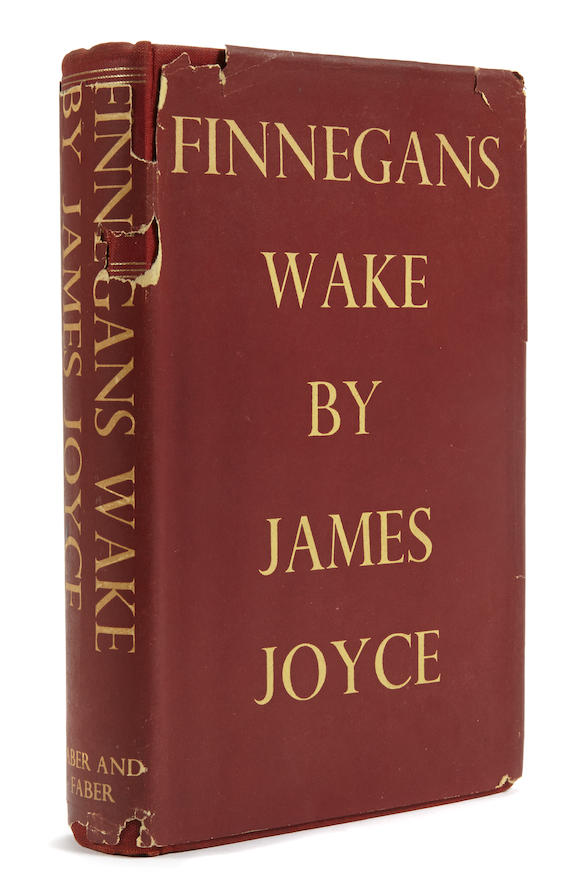 Bonhams : JOYCE, JAMES. 1882-1941. Finnegans Wake. London Faber and ...