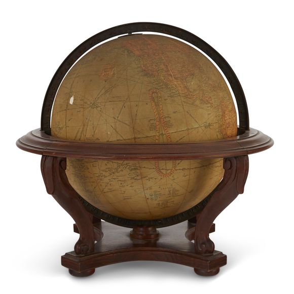 Bonhams TABLETOP GLOBE; REPLOGLE. Library Globe. Chicago Replogle