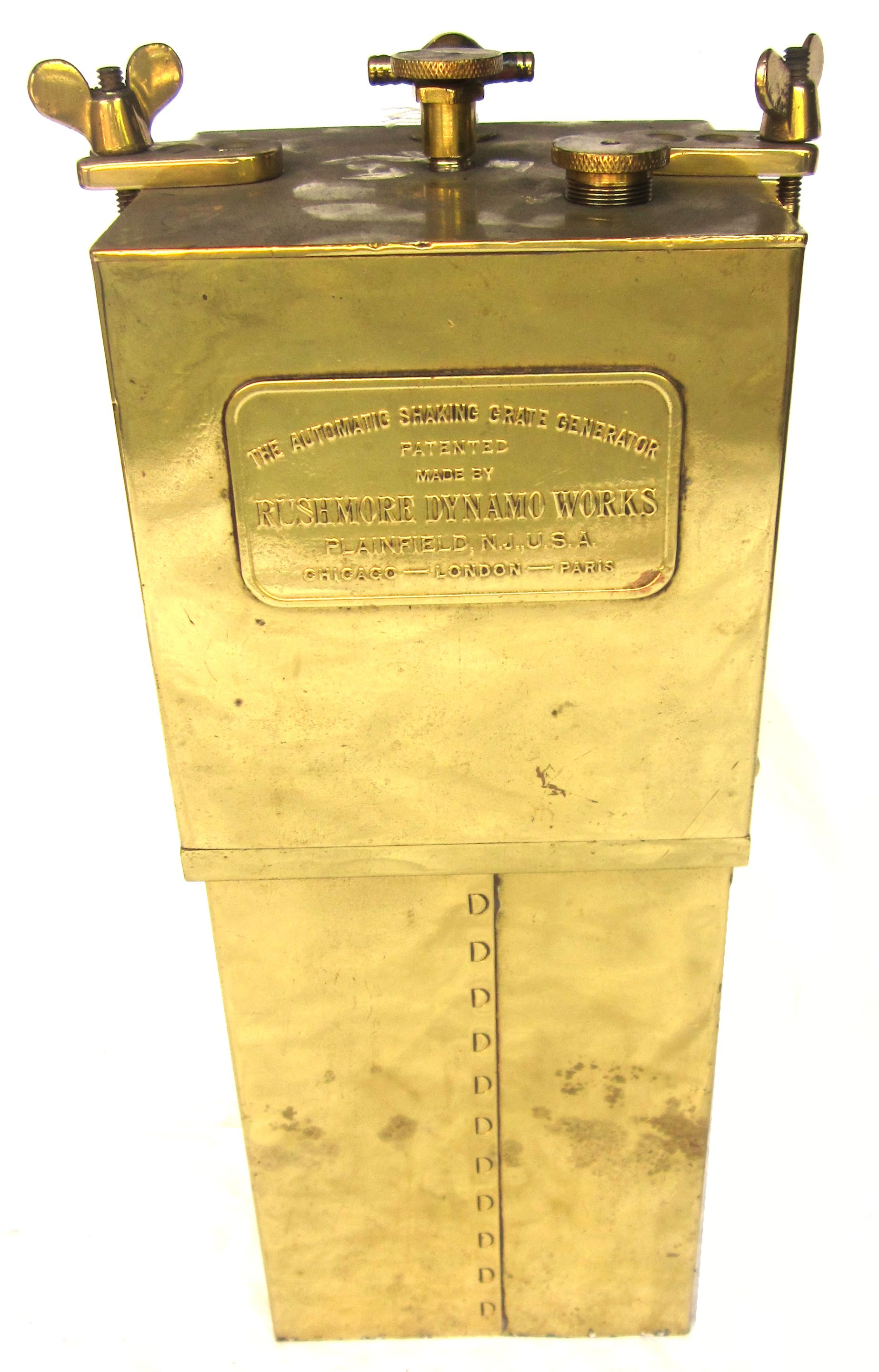 A Rushmore acetylene generator,