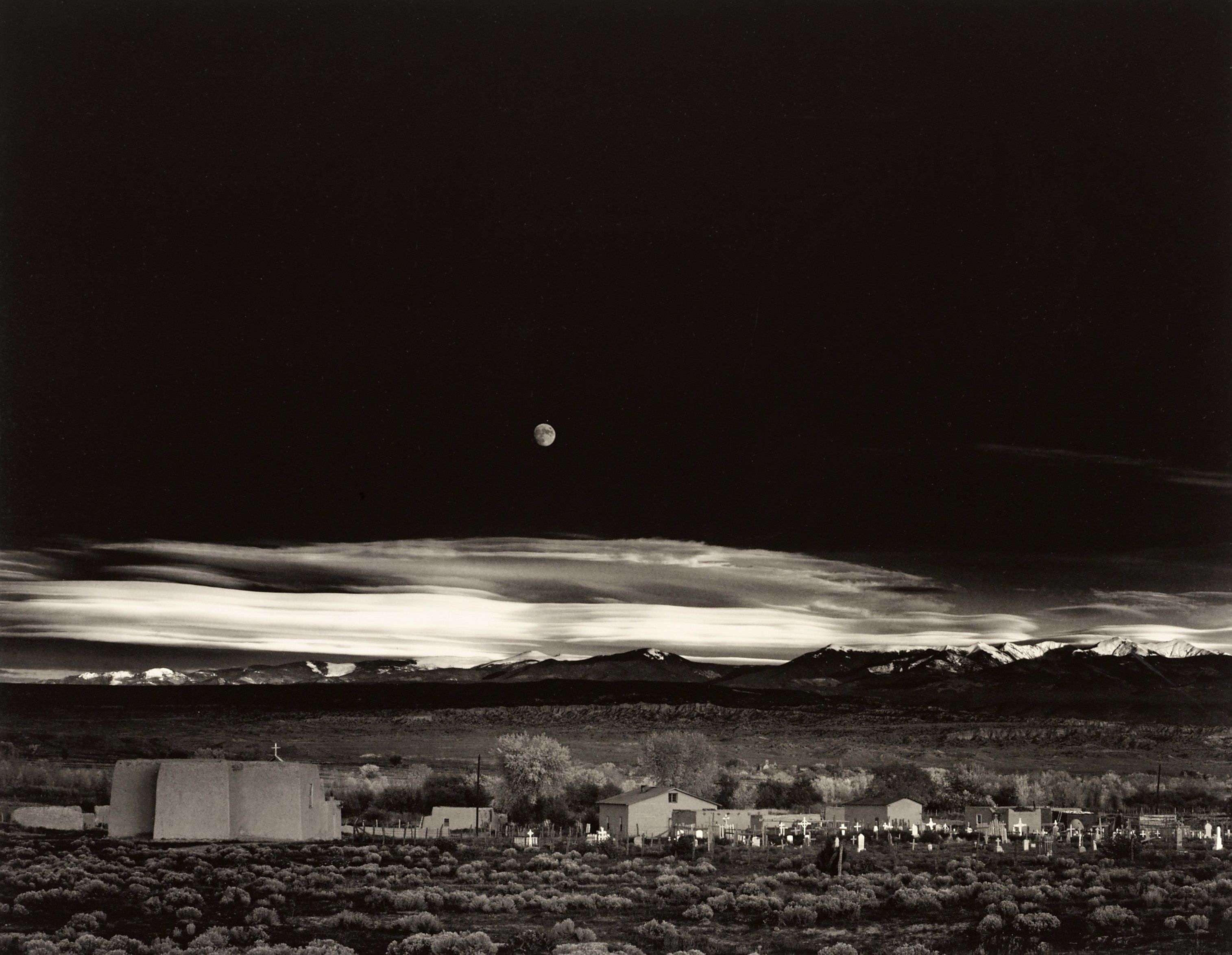 Moonrise, Hernandez, New Mexico