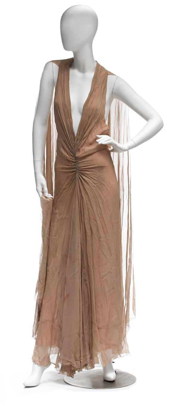 Bonhams : A Faye Dunaway dress from The Towering Inferno