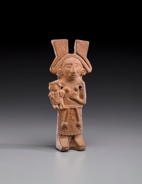 Bonhams : Aztec Figure of Xochiquetzal, ca. A.D. 1300-1521