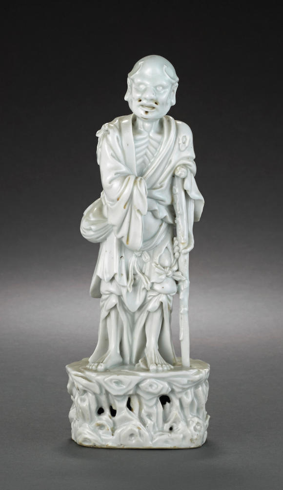 Bonhams : A Dehua porcelain figure of Li Tieguai 17th/18th century