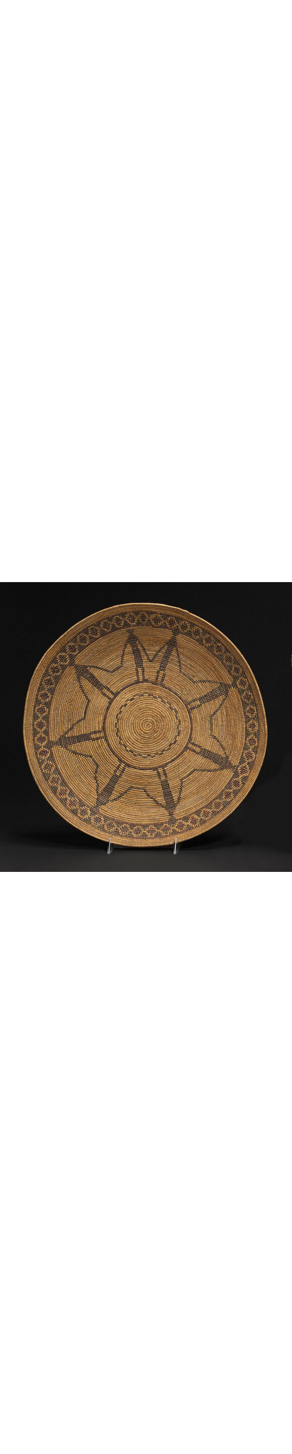 Bonhams A Yokuts polychrome tray
