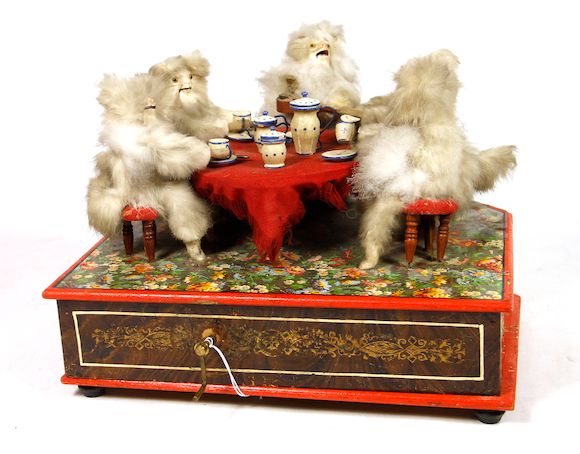 Bonhams : Animal Tea Party Automaton