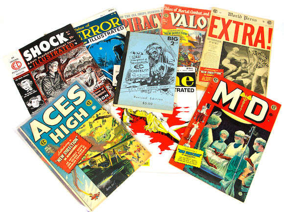 Bonhams : [EC]. NEW DIRECTION, PICTO-FICTION and EC CHECKLIST. Approx ...