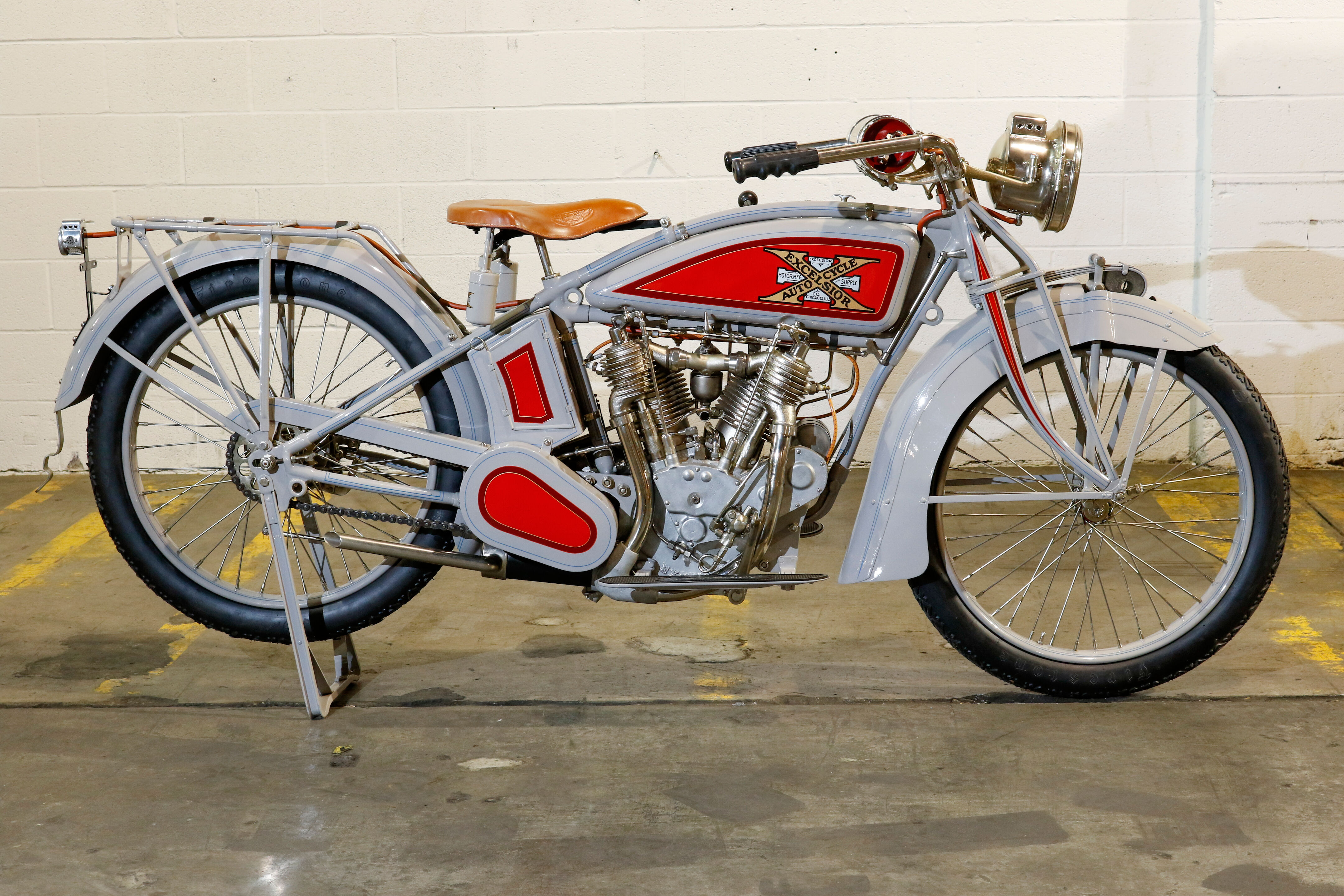 Bonhams 1916 Excelsior 61ci Big X Engine no. 86652