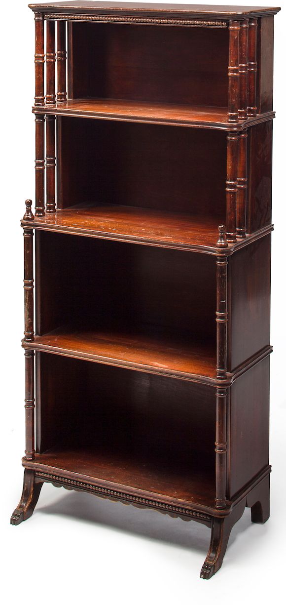Bonhams An Edwardian style mahogany small bookcase