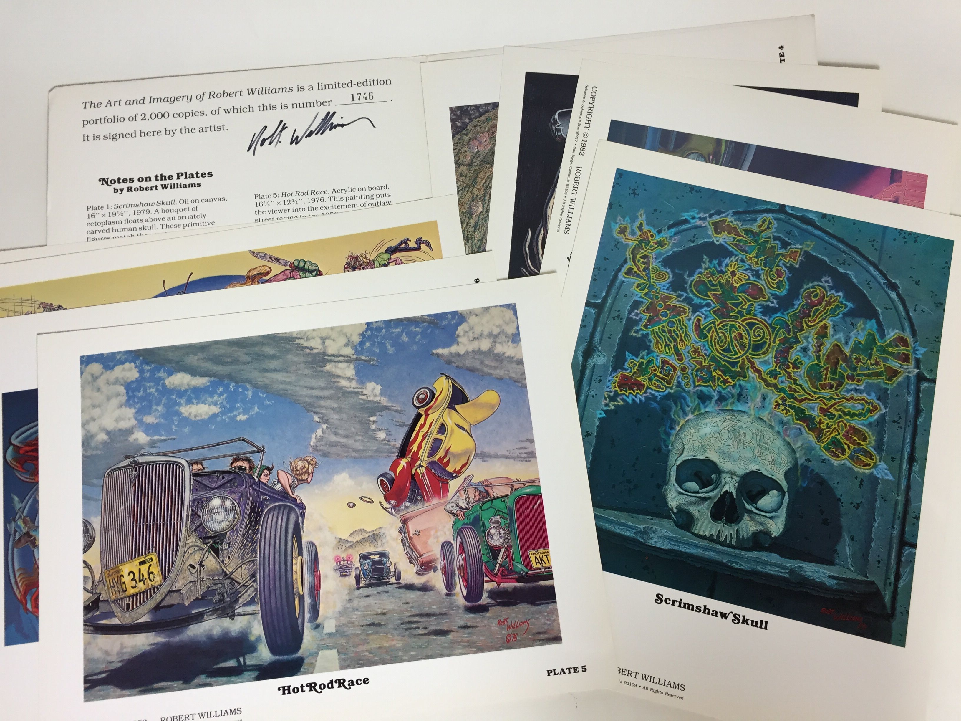 Bonhams Cars : The Art & Imagery of Robert Williams portfolio, copy, 1982,