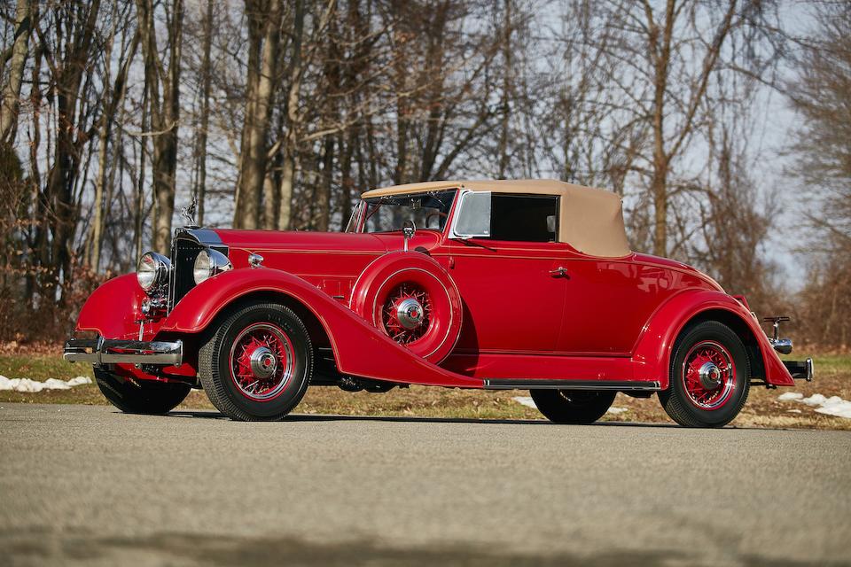 Bonhams : 1934 Packard Eight 1101 Coupe Roadster Chassis no. 71919 ...