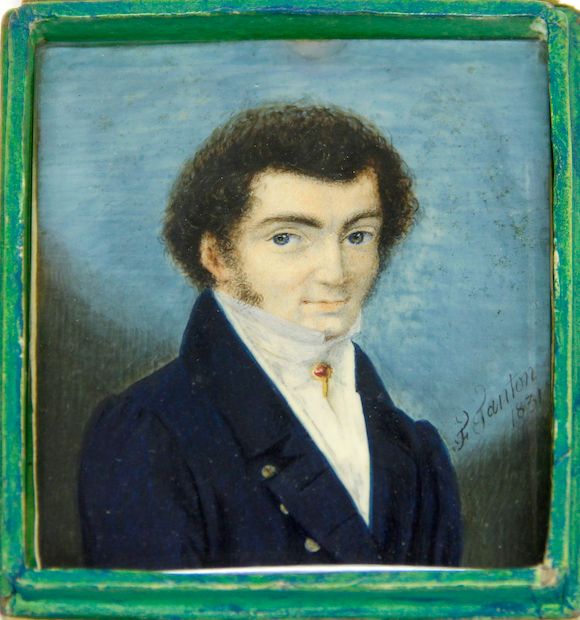 Bonhams : A Continental portrait miniature of Fran Van der Mey signed F ...