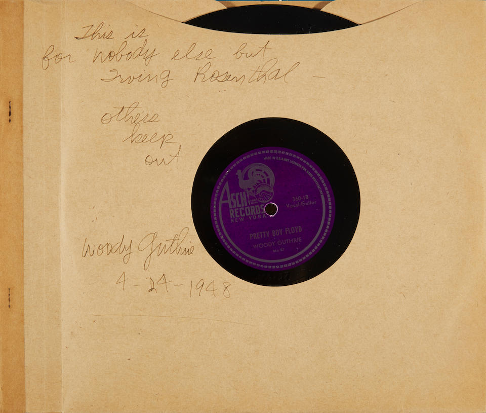 Bonhams GUTHRIE, WOODROW WILSON "WOODY." 19121967. Documentary 1