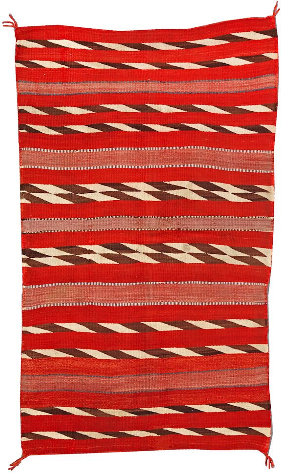 Bonhams A Navajo transitional child's blanket