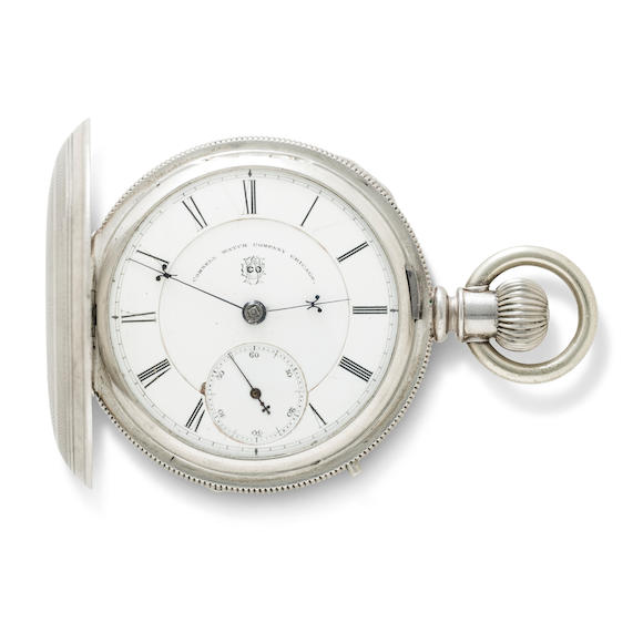 Bonhams : Cornell Watch Co., Chicago. A rare coin silver hunter cased ...