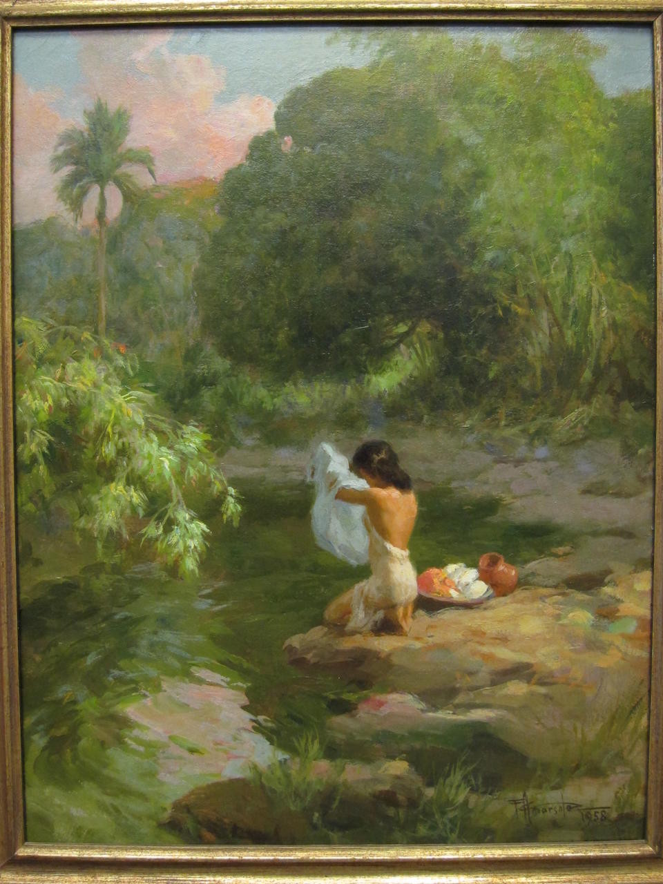 Bonhams Fernando Amorsolo Y Cueto (18921972) Lavandera