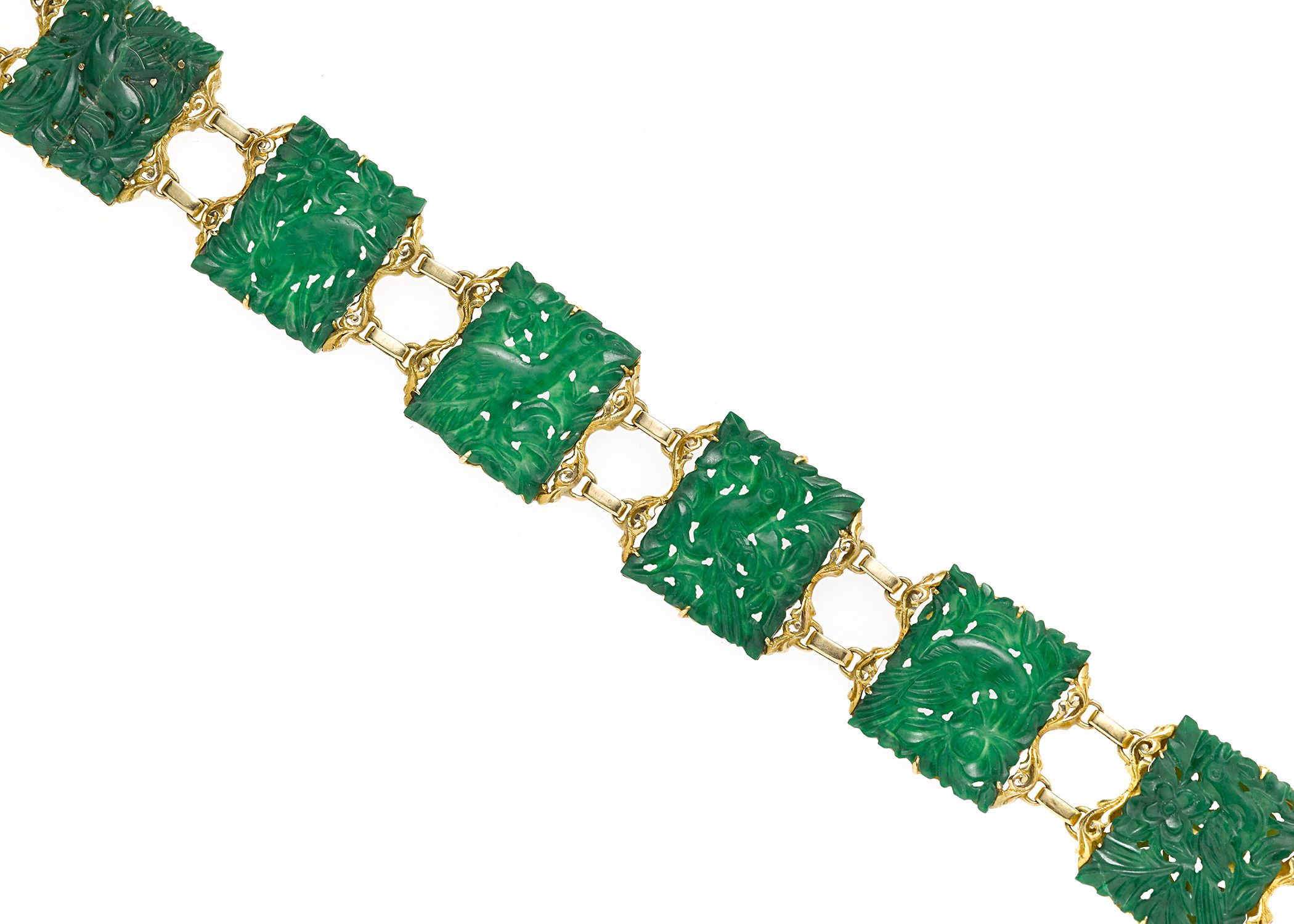 A jade bracelet