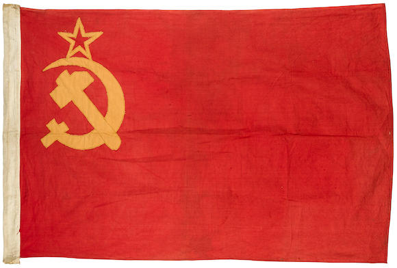 Bonhams : RED ARMY BATTLE FLAG FLOWN IN BERLIN BY RUSSIAN FORCES DURING ...