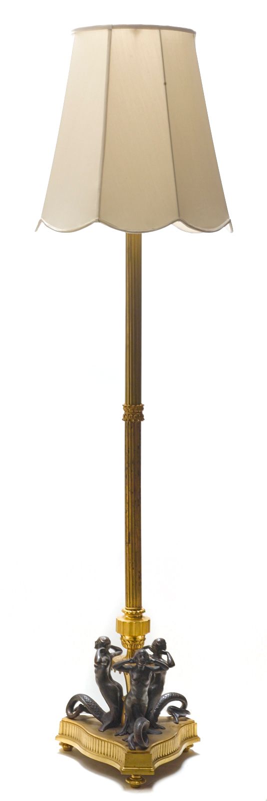 Bonhams A Neoclassical style gilt and patinated bronze figural floor