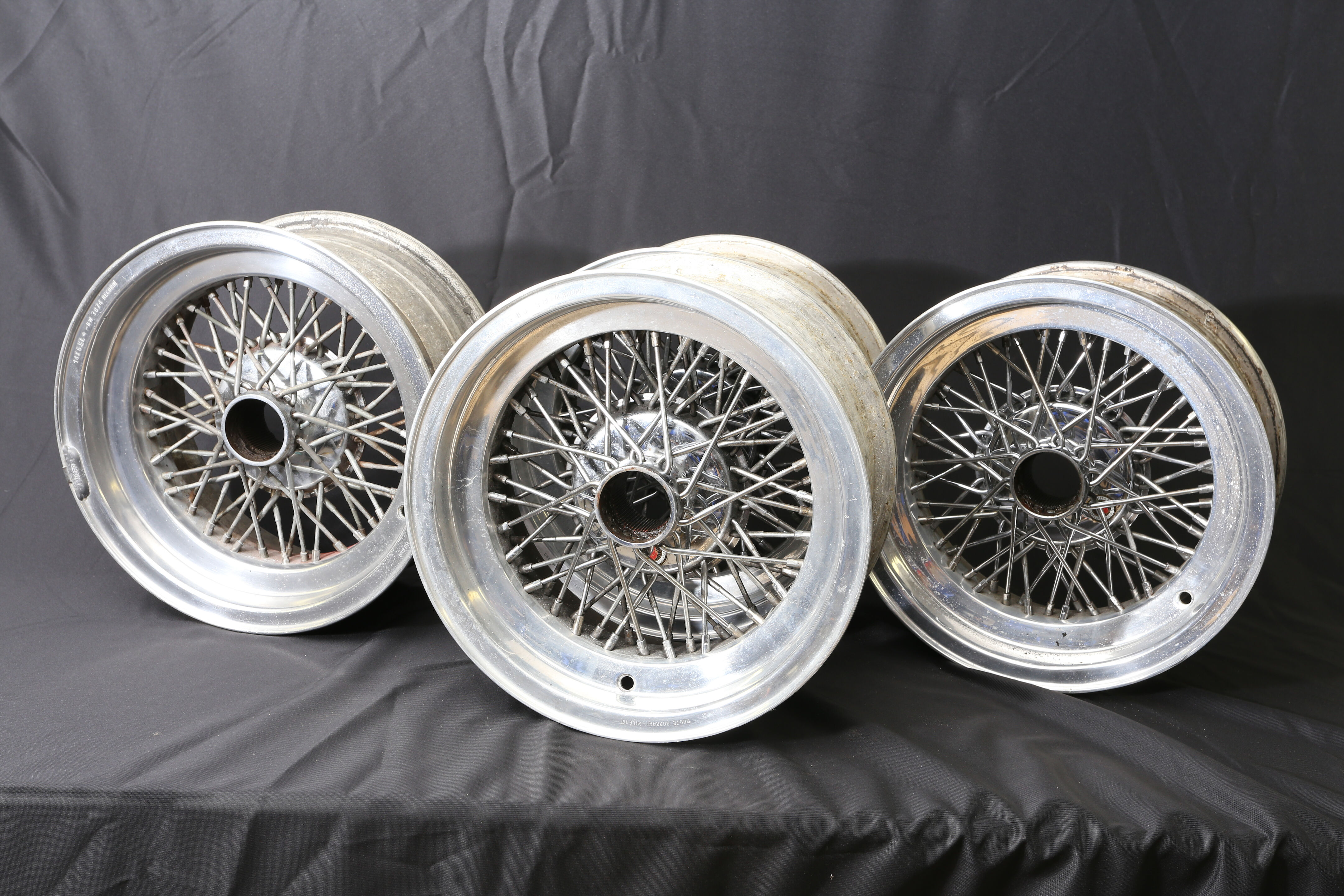 Bonhams Cars : Property from a Private Collection A set of four Borrani ...