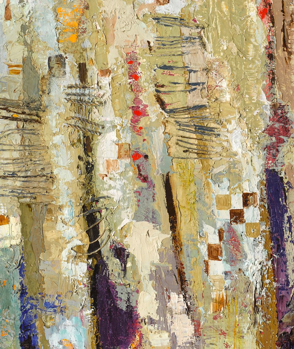 Lidia Masterkova (Russian, 1927-2008) Untitled 178 x 94cm (70 1/16 x 37in). (Executed in 1966)